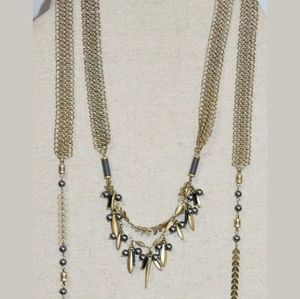 STELLA & DOT LAUREL LARIAT NECKLACE NIB SAMPLE